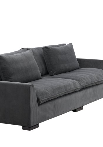 VENTURE DESIGN Durham 3 pers. sofa - mrkegr fljl og fyrretr