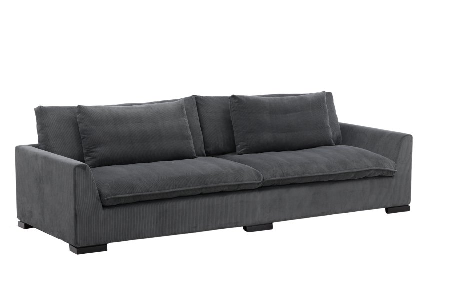 VENTURE DESIGN Durham 3 pers. sofa - mrkegr fljl og fyrretr