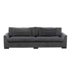 VENTURE DESIGN Durham 3 pers. sofa - mrkegr fljl og fyrretr