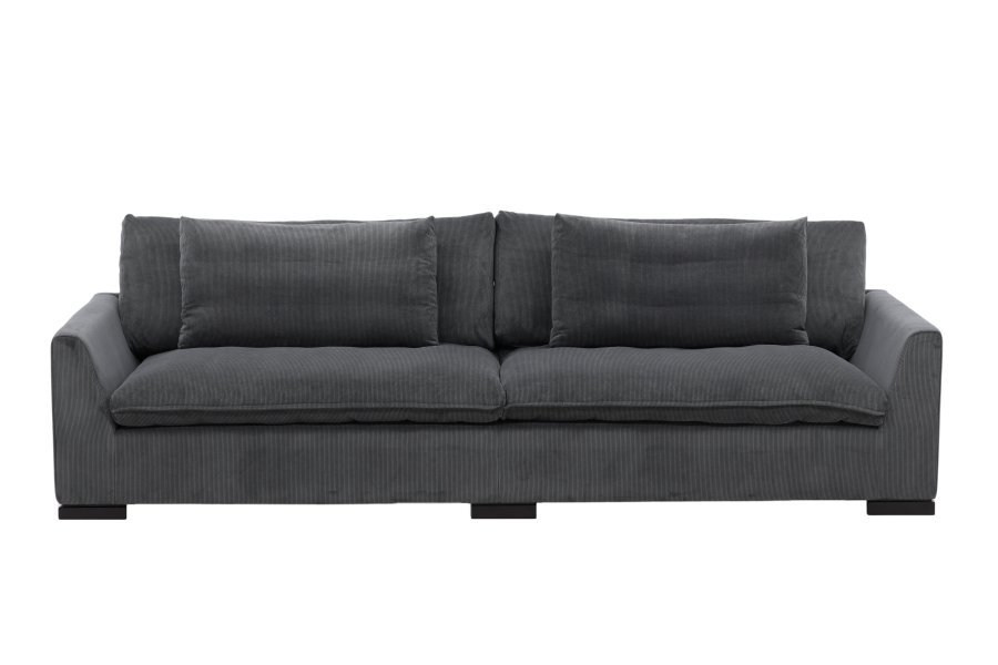VENTURE DESIGN Durham 3 pers. sofa - mrkegr fljl og fyrretr