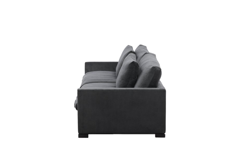 VENTURE DESIGN Durham 3 pers. sofa - mrkegr fljl og fyrretr