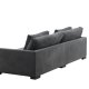 VENTURE DESIGN Durham 3 pers. sofa - mrkegr fljl og fyrretr
