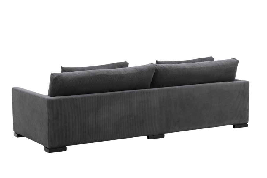 VENTURE DESIGN Durham 3 pers. sofa - mrkegr fljl og fyrretr