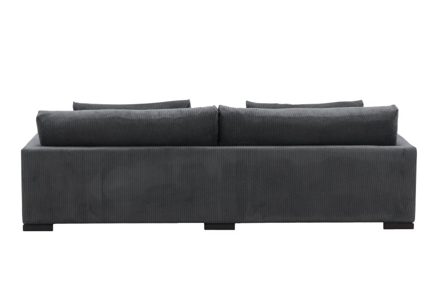 VENTURE DESIGN Durham 3 pers. sofa - mrkegr fljl og fyrretr