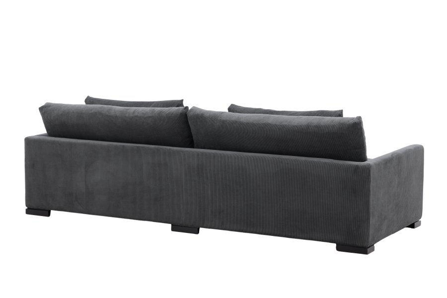VENTURE DESIGN Durham 3 pers. sofa - mrkegr fljl og fyrretr