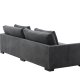 VENTURE DESIGN Durham 3 pers. sofa - mrkegr fljl og fyrretr