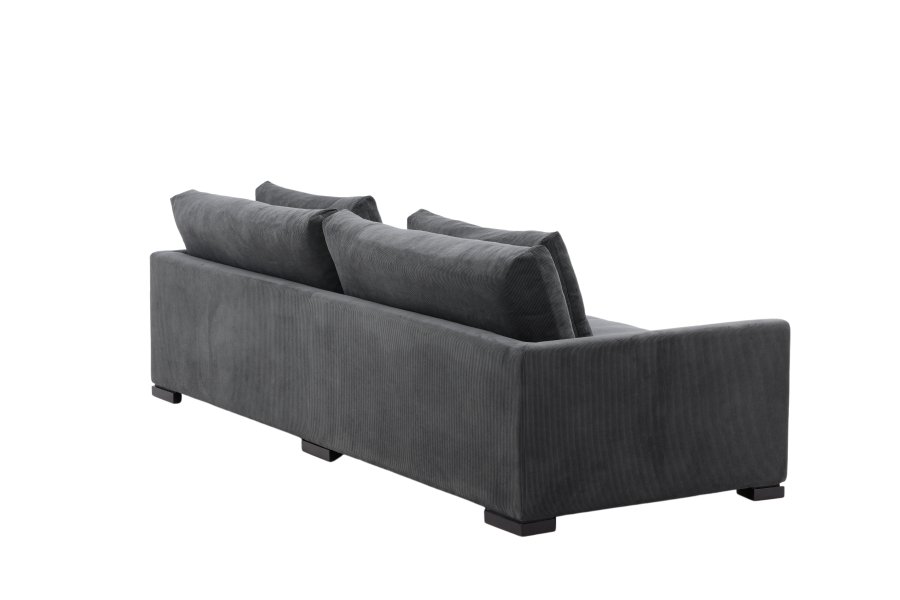 VENTURE DESIGN Durham 3 pers. sofa - mrkegr fljl og fyrretr