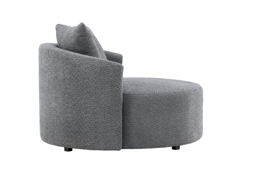 VENTURE DESIGN Kelso lnestol, rund - gr polyester
