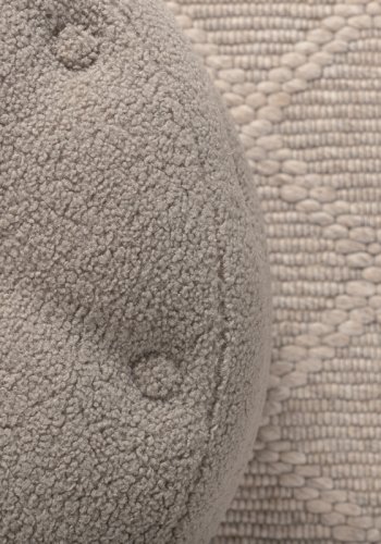 VENTURE DESIGN Benjamin puf, rund - gr bamsestof (55)