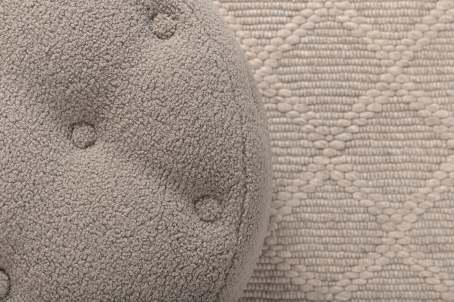 VENTURE DESIGN Benjamin puf, rund - gr bamsestof (55)