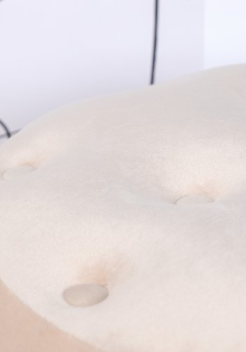 VENTURE DESIGN Benjamin puf, rund - beige fljl (55)