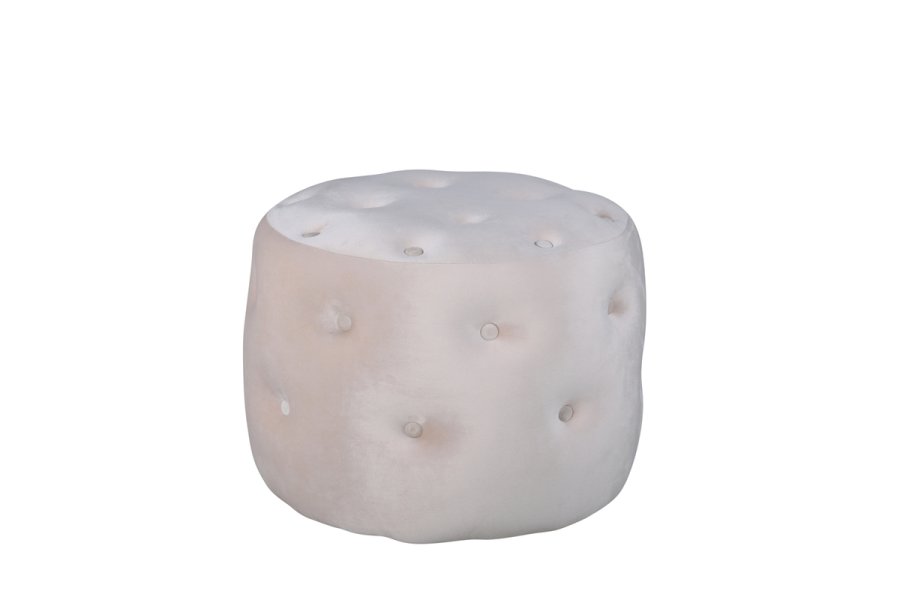 VENTURE DESIGN Benjamin puf, rund - beige fljl (55)