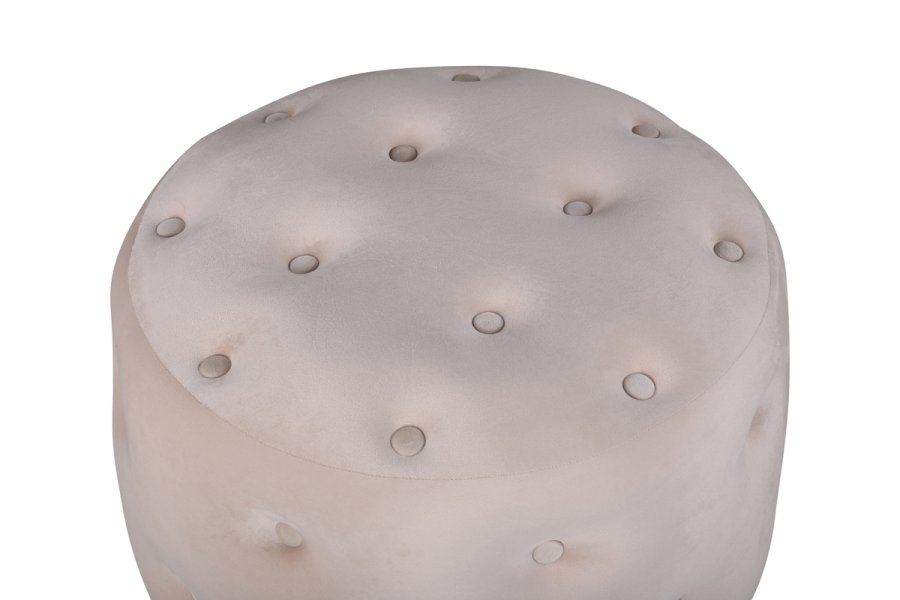 VENTURE DESIGN Benjamin puf, rund - beige fljl (55)