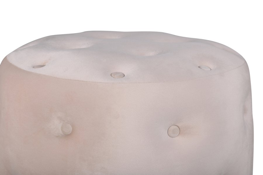 VENTURE DESIGN Benjamin puf, rund - beige fljl (55)