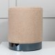 VENTURE DESIGN Benji puf, cylinder - beige bamsestof polyester og sort stl (35)