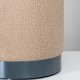 VENTURE DESIGN Benji puf, cylinder - beige bamsestof polyester og sort stl (35)