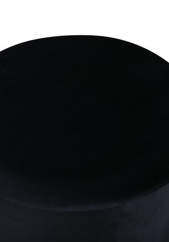 VENTURE DESIGN Benji puf, cylinder - sort fljl og messing stl (35)