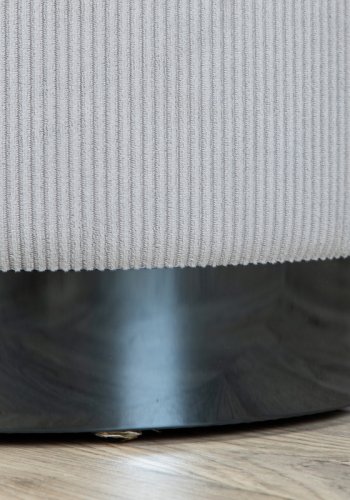 VENTURE DESIGN Benji puf, cylinder - gr fljl og sort stl (35)