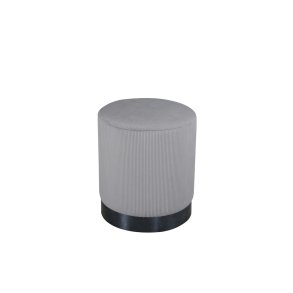 VENTURE DESIGN Benji puf, cylinder - gr fljl og sort stl (35)