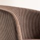 VENTURE DESIGN Berit spisebordsstol, m. armln - brun polyester fljl og sort stl