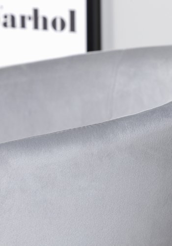 VENTURE DESIGN Berit spisebordsstol, m. armln - lysegr fljl og sort stl