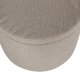 VENTURE DESIGN Dunken puf, m. opbevaring, cylinder - beige bamsestof polyester (51)