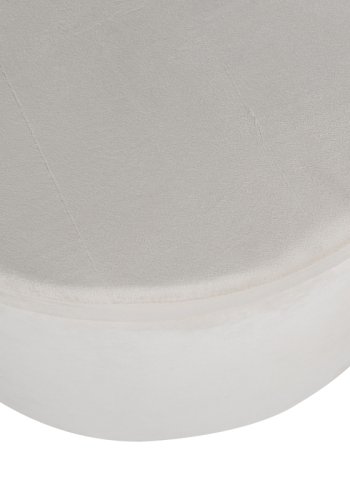 VENTURE DESIGN Dunken puf, m. opbevaring, cylinder - beige fljl (51)