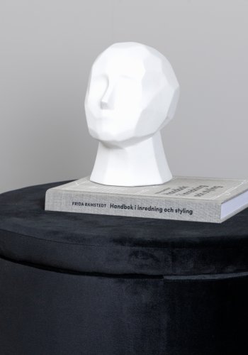 VENTURE DESIGN Dunken puf, m. opbevaring, cylinder - sort fljl (51)