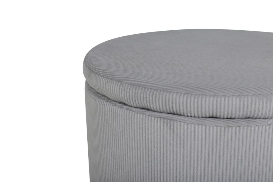 VENTURE DESIGN Dunken puf, m. opbevaring, cylinder - gr fljl (51)