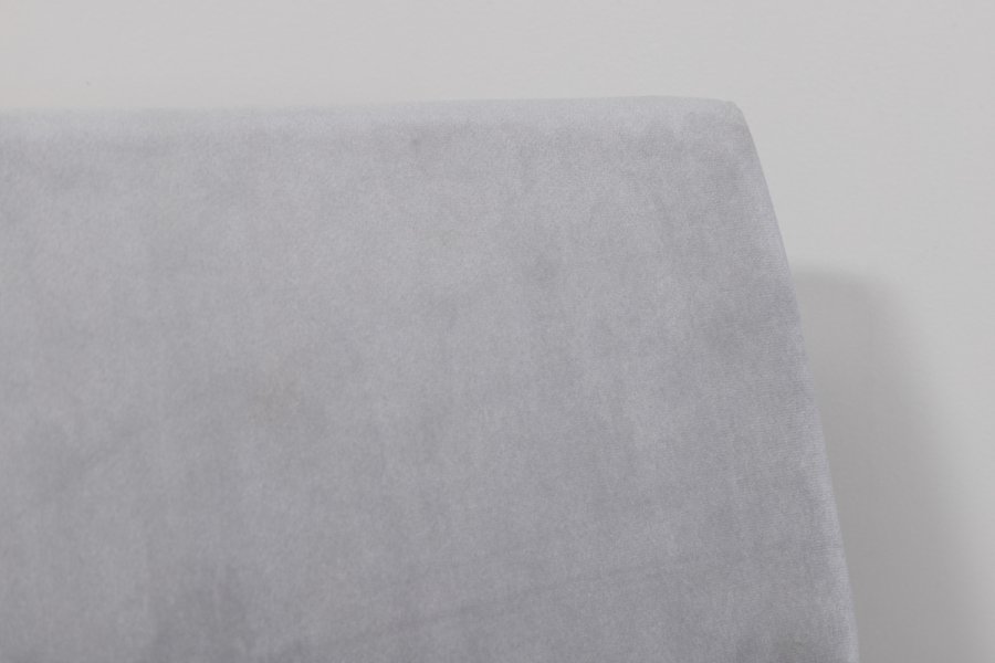 VENTURE DESIGN Kenth spisebordsstol - lysegr fljl/polyesterhr og sort stl