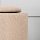 VENTURE DESIGN Limpen puf, m. opbevaring, cylinder - beige bamsestof polyester (32)