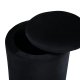 VENTURE DESIGN Limpen puf, m. opbevaring, cylinder - sort fljl (32)