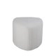 VENTURE DESIGN Peg puf, trekantet - hvid bamsestof polyester