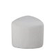 VENTURE DESIGN Peg puf, trekantet - hvid bamsestof polyester