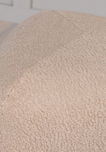 VENTURE DESIGN Peg puf, trekantet - beige bamsestof polyester