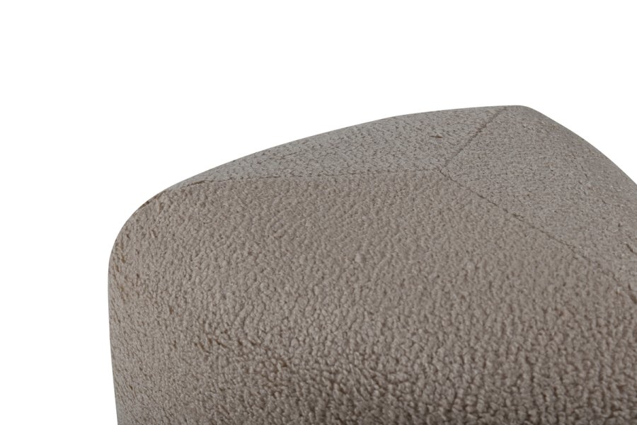 VENTURE DESIGN Peg puf, trekantet - beige bamsestof polyester