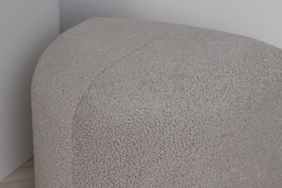 VENTURE DESIGN Peg puf, trekantet - gr bamsestof polyester