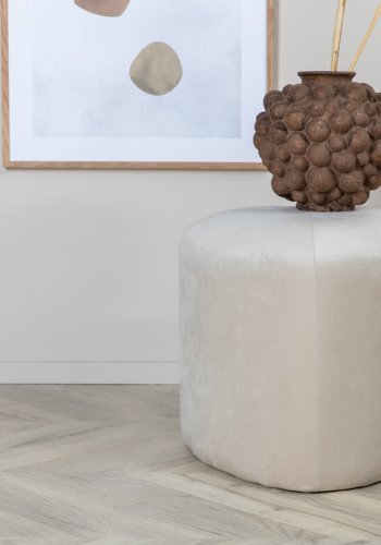 VENTURE DESIGN Peg puf, trekantet - beige fljl