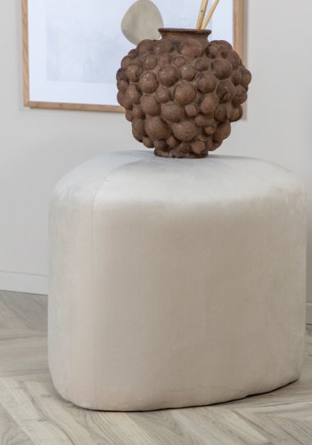 VENTURE DESIGN Peg puf, trekantet - beige fljl