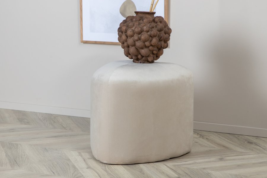 VENTURE DESIGN Peg puf, trekantet - beige fljl