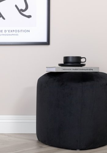 VENTURE DESIGN Peg puf, trekantet - sort fljl