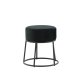 VENTURE DESIGN Pippi puf, rund - sort fljl og sort stl (45.5)