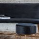 VENTURE DESIGN Pippi 2 pers. sofa - sort fljl og kobber stl