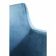 KARE DESIGN Mode Velvet Bluegreen spisebordsstol - bl/grnt polyester/natur bg, m. armln