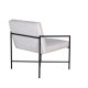 VENTURE DESIGN Rakel lnestol - beige fljl og sort stl