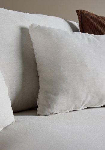 VENTURE DESIGN Sofia 3 pers. sofa - beige polyester og sort stl