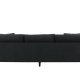 VENTURE DESIGN Sofia 3 pers. sofa - sort polyester og sort stl