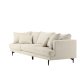 VENTURE DESIGN Sofia 3 pers. sofa - beige fljl og sort stl