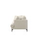 VENTURE DESIGN Sofia 3 pers. sofa - beige fljl og sort stl