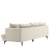 VENTURE DESIGN Sofia 3 pers. sofa - beige fljl og sort stl